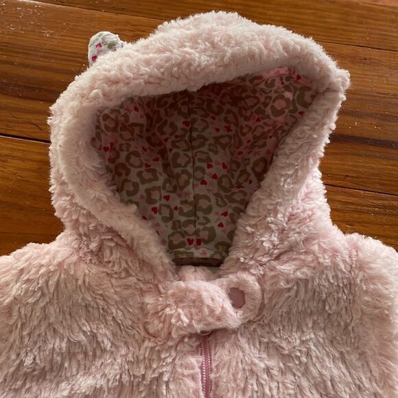 NWOT Duck Duck Goose 0-3 months soft pink insulated pram snow suit - Picture 2 of 15